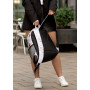Женский рюкзак Sambag Brix PJT  белый с цветочным белым принтом