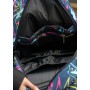 Жіночий рюкзак Sambag Brix белый с принтом "ABSTRACT"