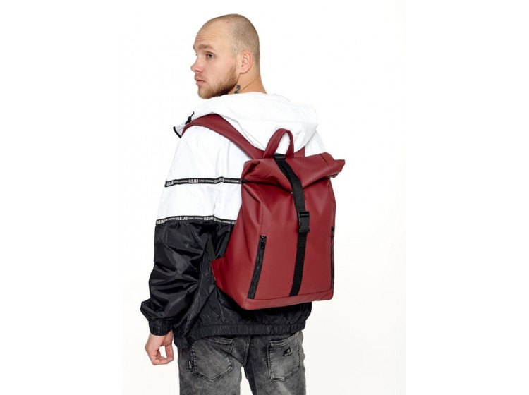 Мужской рюкзак ролл Sambag  RollTop LZT бордо