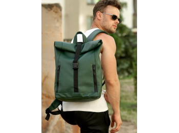 Чоловічий рюкзак ролл Sambag  RollTop LZT зелений