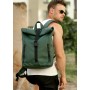 Мужской рюкзак ролл Sambag  RollTop LZT зеленый