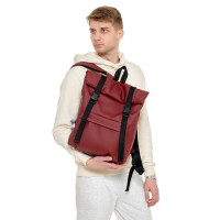 Чоловічий рюкзак ролл Sambag  RollTop LSH бордо