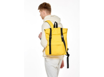 Чоловічий рюкзак ролл Sambag у RollTop LSH жовтий