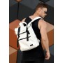 Мужской рюкзак ролл Sambag  RollTop LTT белый