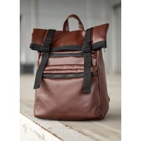 Мужской рюкзак ролл Sambag RollTop LTT шоколадный