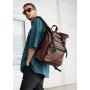 Мужской рюкзак ролл Sambag RollTop LTT шоколадный