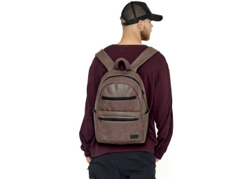 Чоловічий рюкзак Sambag Zard LKT світло-коричневий нубук