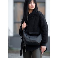 Жіноча сумка Sambag HOBO M чорна