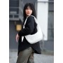 Женская сумка Sambag хобо S белая
