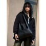 Женская сумка черная Sambag HOBO M 