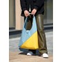 Женская сумка Sambag HOBO M желто-голубая