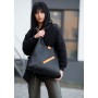 Женская сумка Sambag хобо M черная