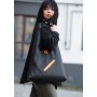 Женская сумка Sambag хобо M черная