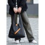 Женская сумка Sambag хобо M черная