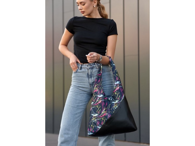 Женская сумка Sambag HOBO M ABSTRACT