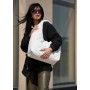 Женская сумка Sambag хобо l белая