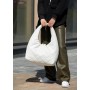 Женская сумка Sambag хобо l белая