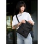 Женская сумка через плечо Sambag MZH черный тканевый