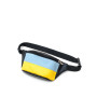 Поясная сумка бананка Sambag Tirso  MSH черная флагом Украины 