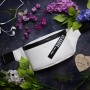Сумка на пояс бананка Sambag Tirso MSHm белая с лентой