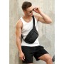 Сумка на пояс Sambag Tirso MKH черная мужская