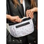 Женская тканевая сумка с екокожей Sambag Tirso Max белая