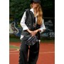 Женская тканевая сумка  бананка Sambag Tirso Max абстракция