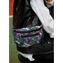 Женская тканевая сумка  бананка Sambag Tirso Max абстракция