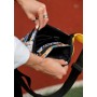 Женская тканевая сумка  с екокожей бананка Sambag Tirso Max желтая