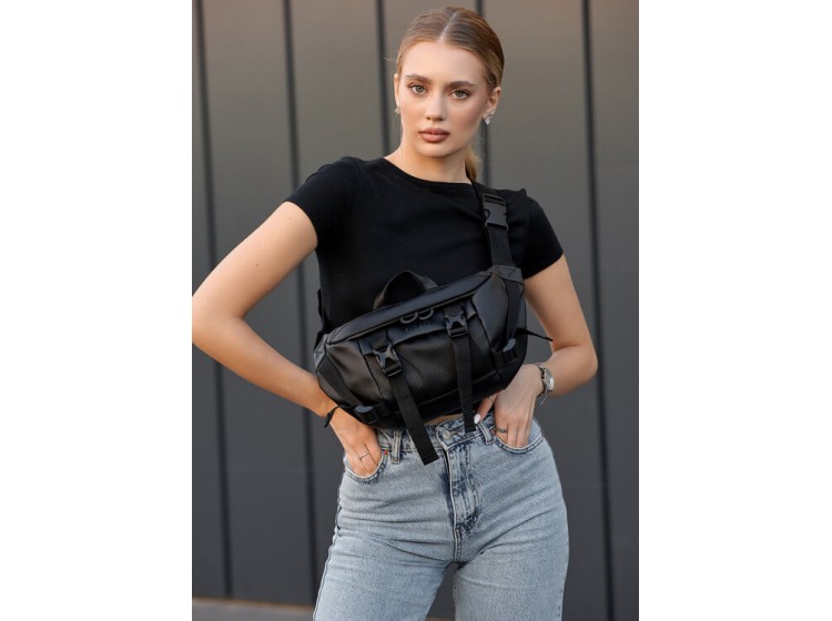 Большая женская бананка Sambag DynamicDart черная
