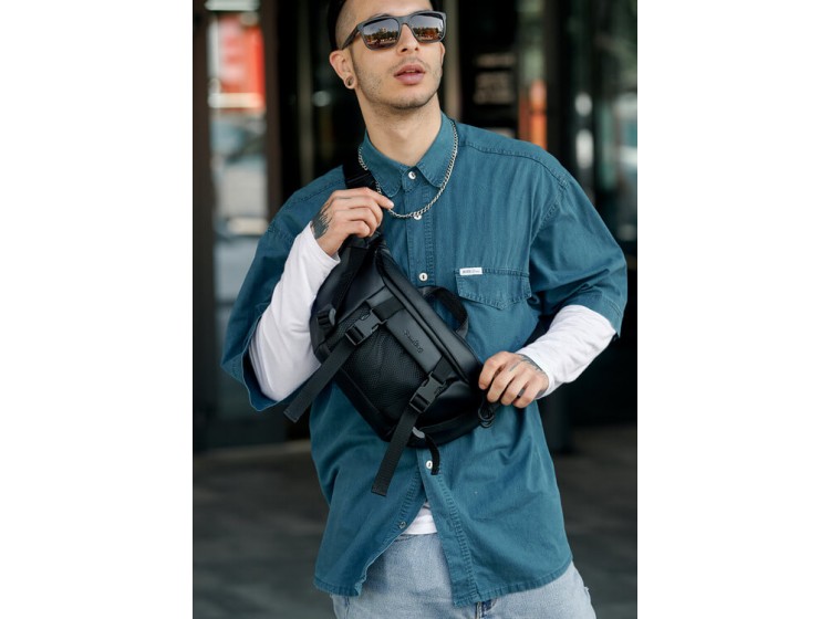 Большая мужская бананка Sambag DynamicDart черная