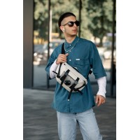 Большая мужская бананка Sambag DynamicDart серая