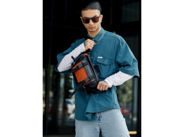 Большая мужская поясная сумка бананка Sambag DynamicDart 