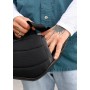 Большая черная мужская поясная сумка бананка Sambag DynamicDart черная