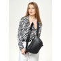 Женская поясная сумка бананка Sambag Tirso Max черная