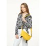 Женская поясная сумка бананка Sambag Tirso Zard желтая