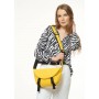 Женская поясная сумка бананка Sambag Tirso Zard желтая