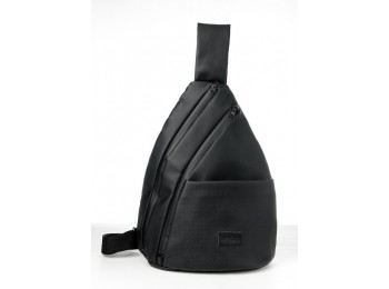 Cумка через плечо слинг Sambag Brooklyn MTO Черный с перфорацией