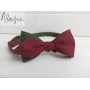 Бабочка самовяз зелено-бодовая в клетку ручной работы Major Style