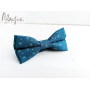 Бабочка галстук сине-голубая "Одуваны" ручной работы