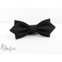 Черная галстук бабочка шерстяная ручной работы Major Style