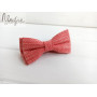 Красная шерстяная галстук бабочка вкрапления ручной работы Major Style