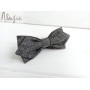 Серая шерстяная галстук бабочка меланж ручной работы Major Style