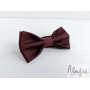 Атласная галстук-бабочка коричневая ручной работы Major Style