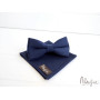 Синя метелик-краватка  ручної роботи Major Style