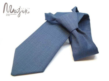 Краватка дитяча блакитна однотонна
