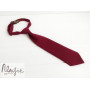 Школьный галстук бордовый ручной работы Major Style