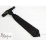 Дитячий галстук чорний горошок ручної роботи Major Style