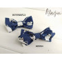 Краватка метелик дитині сині коти ручної роботи Major Style