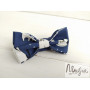 Краватка метелик дитині сині коти ручної роботи Major Style